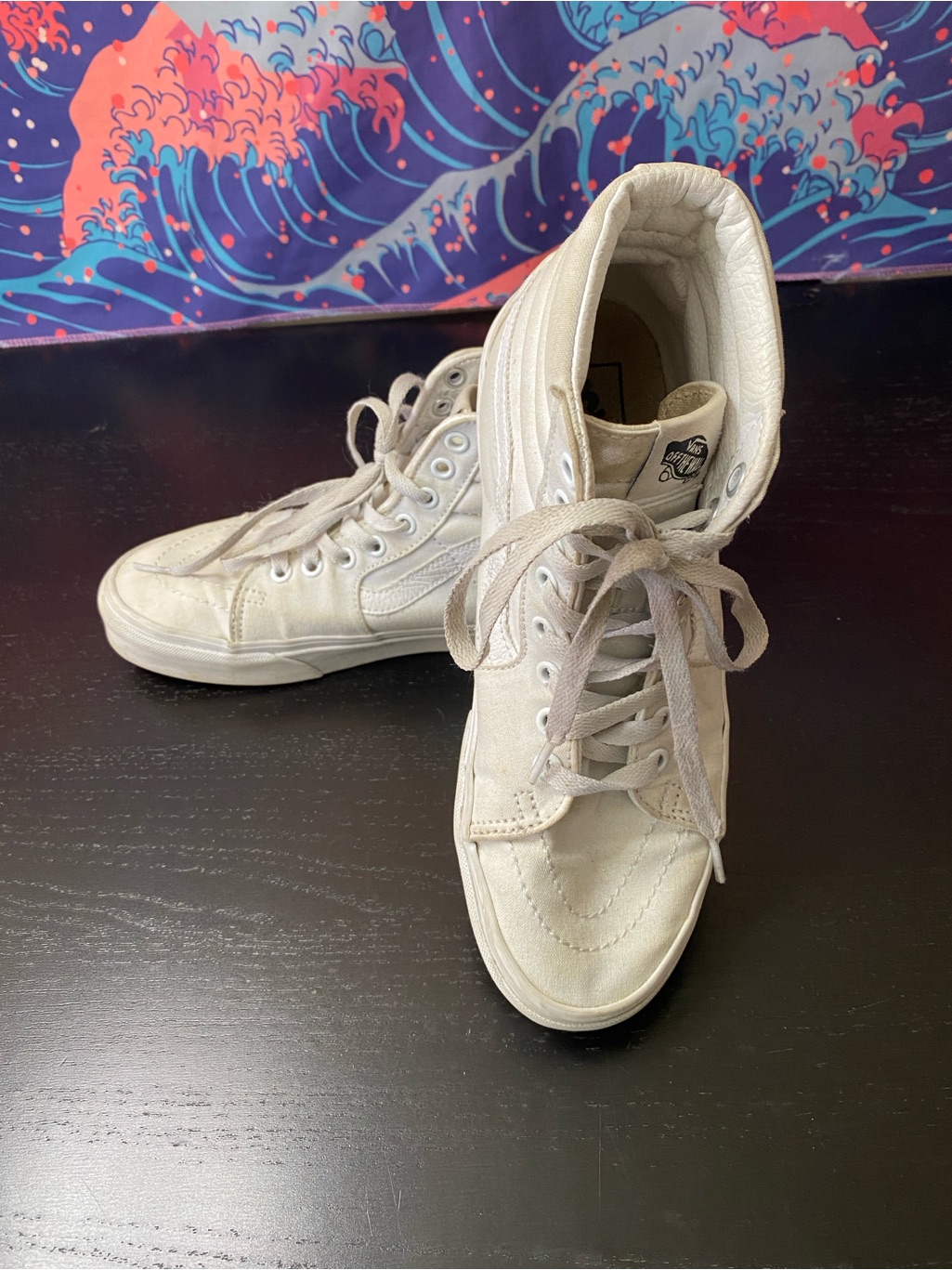 Vans High-Top Sneakers In Off-White